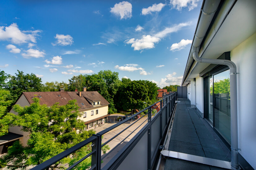 Westseite Dachterrasse