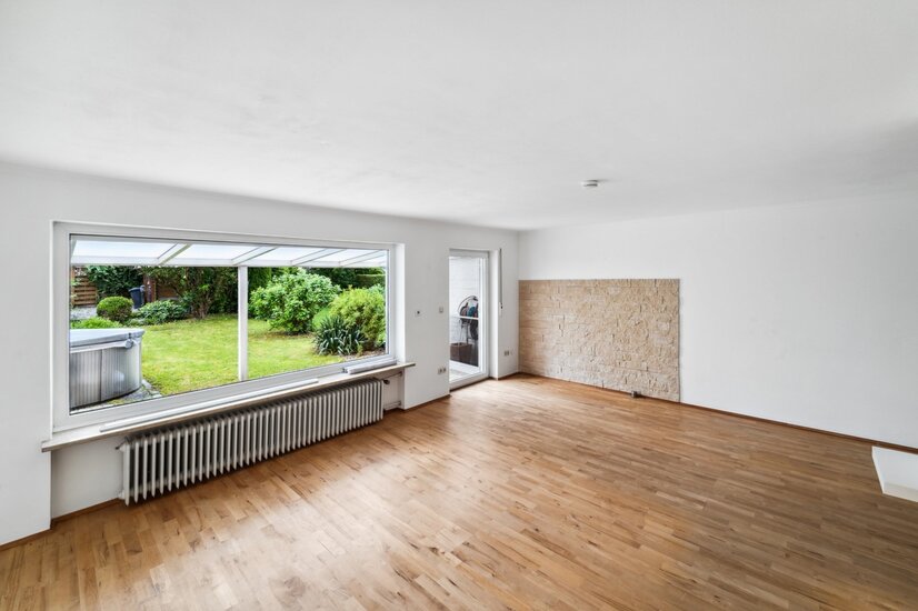 Blick in das Wohnzimmer