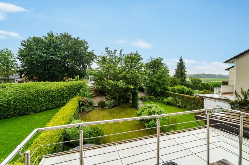 Blick vom Balkon