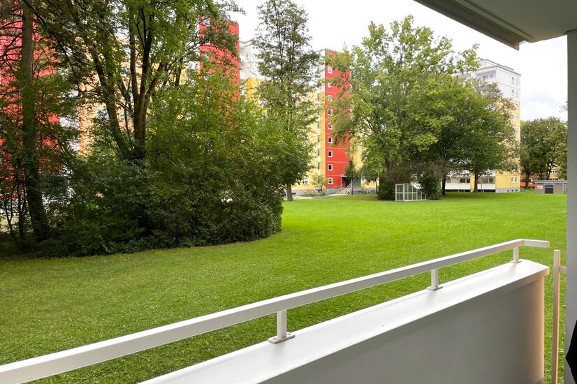 Blick vom West-Balkon