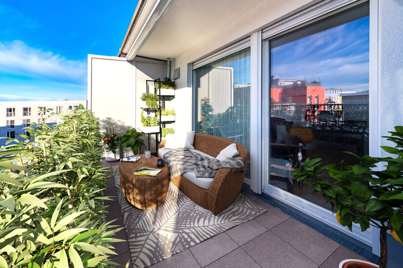 Terrasse nach Süd-/West