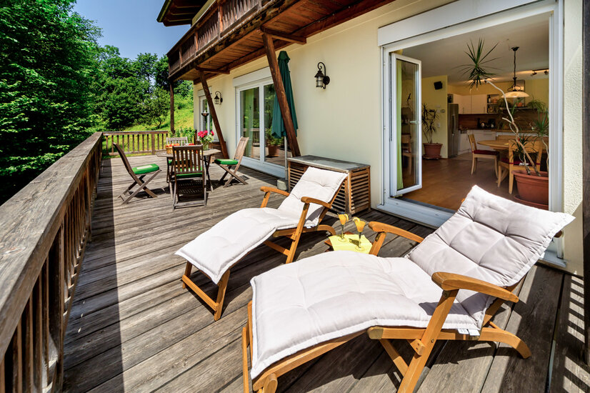 Großzügiger Balkon