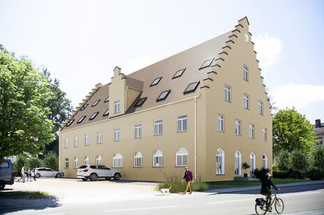 Familienwohnung mit Balkon in nordwestlicher Ausrichtung Familienwohnung mit Balkon in nordwestlicher Ausrichtung