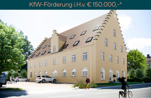 Geschickt konzipierte Neubauwohnung mit ...
