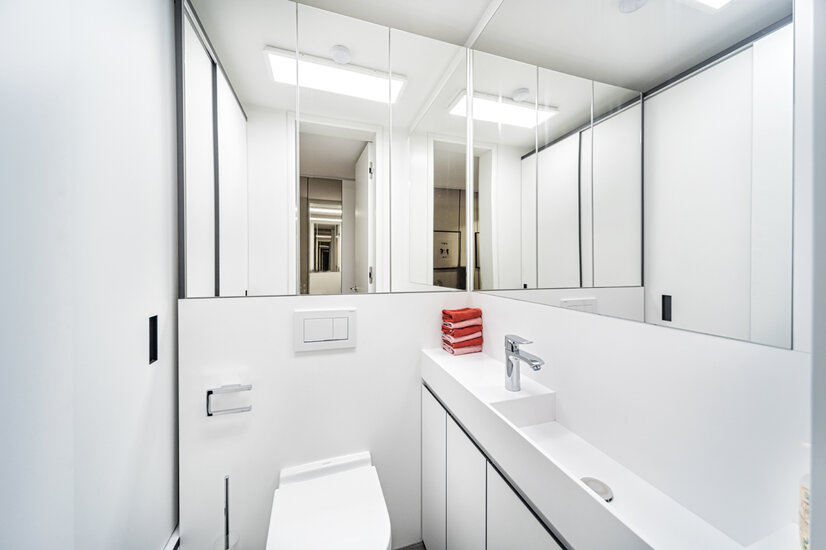 WC mit WaMa-Schrank