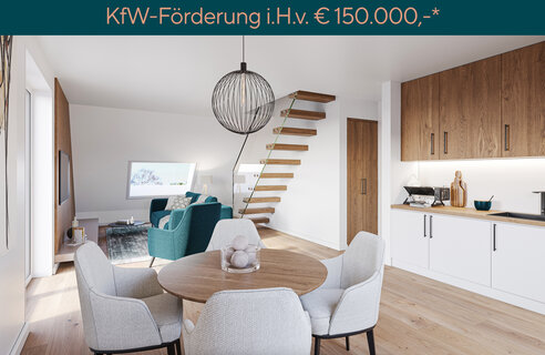 Herausragende Maisonettewohnung mit Südl...