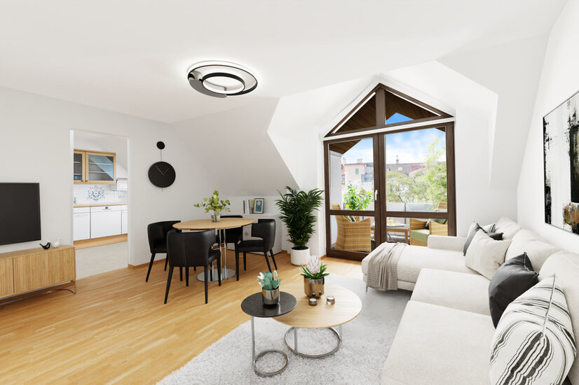 Visualisierung Wohnzimmer
