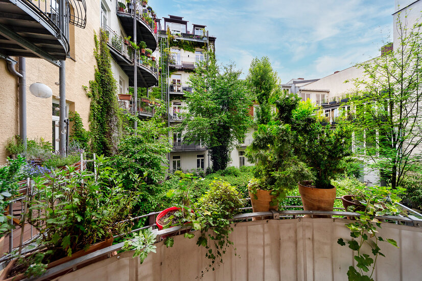 Whg 1 - Blick vom Balkon