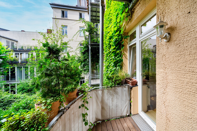 Whg 1 - Balkon zur Wohnküche