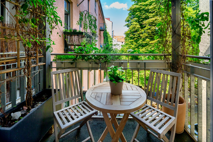 Balkon zum Innenhof