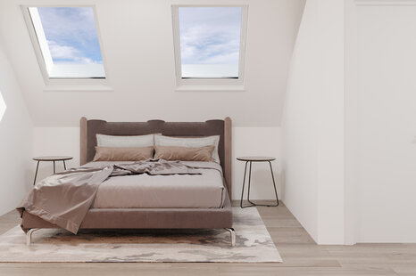 Ruhige & sonnige Dachgeschosswohnung mit Südwestbalkon