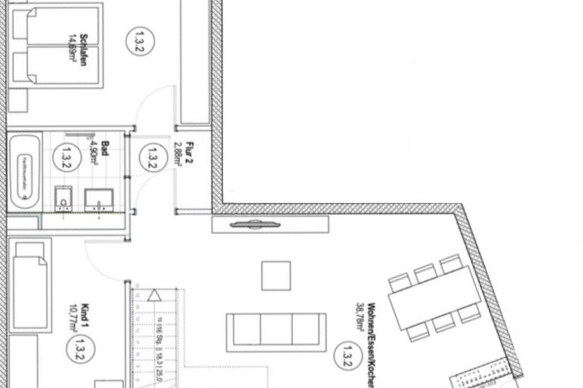 Grundriss 3OG132