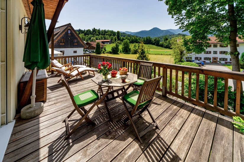 Weitblick vom Balkon